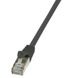 LogiLink F/UTP EconLine patch kábel Cat.6 1m fekete  (CP2033S) (CP2033S) - UTP