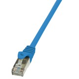 LogiLink F/UTP patch kábel Cat.5e 0,25m kék (CP1016S)