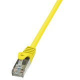 LogiLink F/UTP patch kábel Cat.5e 0,25m sárga  (CP1017S) (CP1017S) - UTP