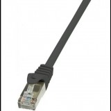 LogiLink F/UTP patch kábel Cat.5e 0.5m fekete  (CP1023S) (CP1023S) - UTP