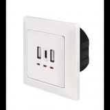 Logilink fali csatlakozó 2xUSB-A 1xUSB-C (PA0254) (PA0254)