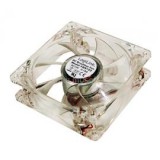 LogiLink FAN102 Ventilátor 80x80x25mm akril 4 LEDdel (FAN102)