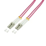 Logilink Fiber duplex patch kábel OM4 50/125 LC-LC 50m (FP4LC50) (FP4LC50)
