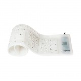 LogiLink Flexible USB német billentyűzet fehér (ID0018A)