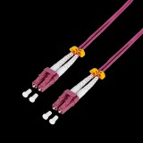 LogiLink FP4LC05 optikai patch kábel LC Duplex 5m - Lila (FP4LC05)