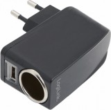 LogiLink Hálózati szivargyújtó töltő 1-port USB 1000mA (Bontott)