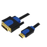 Logilink HDMI - DVI-D (Single Link) 1m cable Black CHB3101