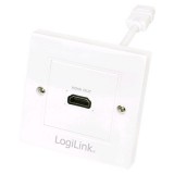 LogiLink HDMI fali lemez 1x HDMI anya (AH0014) (AH0014)