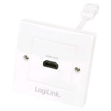 LogiLink HDMI fali lemez 1x HDMI anya (AH0014) (AH0014) - HDMI
