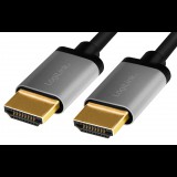 LogiLink HDMI - HDMI v2.0 kábel 3m - Fekete/Szürke (CHA0102)