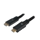 Logilink HDMI kábel A/M - A/M 4K/30 Hz fekete 25m (CHA0025) (CHA0025)