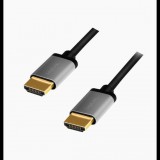 Logilink HDMI kábel A/M - A/M 4K/60 Hz alu 1m (CHA0100) (CHA0100)