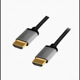 Logilink HDMI kábel A/M - A/M 4K/60 Hz alu 5m (CHA0103) (CHA0103)