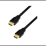Logilink HDMI-kábel, A/M-A/M, 4K/60 Hz, CCS, fekete, 1 m