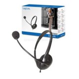 LogiLink HS0002 Fekete fejhallgató (HS0002)