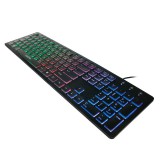 Logilink Illuminated keyboard Black DE ID0138