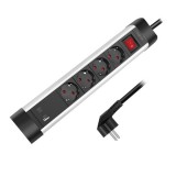 LogiLink kapcsolós hosszabbító 4x CEE 7/3, 1x USB-A és 1x USB-C aljzat, 1,5m kábel (LPS278U) (LPS278U)