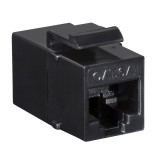 Logilink Keystone Coupler Cat.6A UTP, 2xRJ45, black
