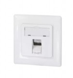 Logilink Keystone előlap 1 modulhoz, német típusú, fehér