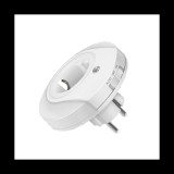 Logilink LED éjszakai lámpa áteresztő csatlakozóval és alkonyérzékelővel, 3528 LED x7 - LED012