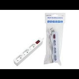 Logilink LPS230 Kapcsolós hálózati elosztó 1.5m - Fehér (LPS230)