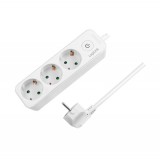 LogiLink LPS244 elektromos elosztó 1,5 M 3 AC kimenet(ek) Beltéri Fehér