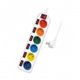 LogiLink LPS259 6-os túlfeszültség védő - elosztó 1.5m (LPS259)