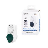 Logilink Mechanikus időkapcsoló sötétedés érzékelővel, IP44, kültéri