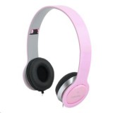 LogiLink Mikrofonos fejhallgató pink (HS0032)