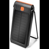 Logilink Mobil Power Bank, LiPo, 10.000mAh, napelemes, PD 18W, fekete - PA0273