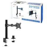 Logilink Monitor mount, 17"-32", steel,  360° VESA plate, arm length: 380mm