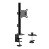 Logilink Monitortartó, 17 32", max. 9 kg, dönthető, forgatható és elforgatható, karhossz: 65 mm, fekete