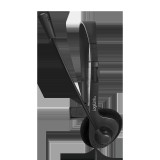 Logilink mono headset, 1x 3,5 mm-es fejhallgató-csatlakozó, mikrofon