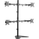LogiLink Négyes monitorállvány, 13 32" acél,  460 mm karhossz