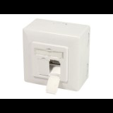 LogiLink NP0124 Cat6 2x RJ45 csatlakozós fali konnektor (NP0124)