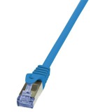 Logilink patch kábel Cat6A 10G S/FTP PIMF PrimeLine kék 0.5m (CQ3026S)