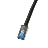 Logilink Patch kábel kültéri Cat.6A S/FTP 10m fekete (CQ7093S) (CQ7093S)