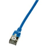 Logilink Patch kábel SlimLine, Ultraflex, Cat.6A, U/FTP, kék, 5 m