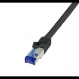 Logilink Patch kábel Ultraflex Cat.6A, S/FTP, 0,25 m fekete (C6A013S) (C6A013S)