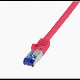 Logilink Patch kábel Ultraflex Cat.6A S/FTP 7,5m piros (C6A084S) (C6A084S)