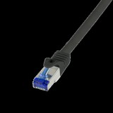 Logilink Patch kábel Ultraflex, Cat.6A, S/FTP, fekete, 5 m