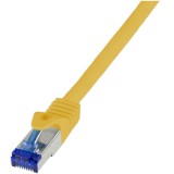 Logilink Patch kábel Ultraflex, Cat.6A, S/FTP, sárga, 1,5 m