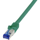 Logilink Patch kábel Ultraflex, Cat.6A, S/FTP, zöld, 0,5 m