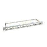 LogiLink Patch Panel 1U 24 Port árnyékolt szürke (NK4041) (NK4041)
