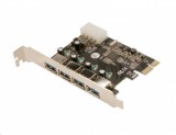 LogiLink PC0057A 4x USB 3.0 bővítő kártya PCIe