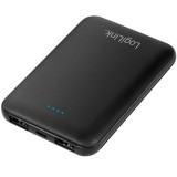 Logilink Power bank 5000 mAh, 2x USB-A, vékony, fekete