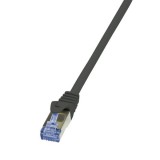 LogiLink PrimeLine, Cat.7, S/FTP patch kábel fekete 30m (CQ4123S) (CQ4123S)