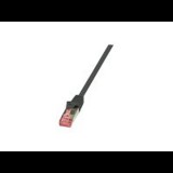 LogiLink PrimeLine - patch cable - 1 m - black (CQ3033S) - UTP