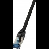 LogiLink PUR RJ45 CAT6A S/FTP -> RJ45 CAT6A S/FTP M/M adatkábel 30m fekete (CQ6125S)