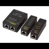 LogiLink RJ11, RJ45, BNC kábelteszter PoE keresővel (WZ0015P)